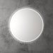 Aulic Windsor Round LED Mirror 900mm gun metal