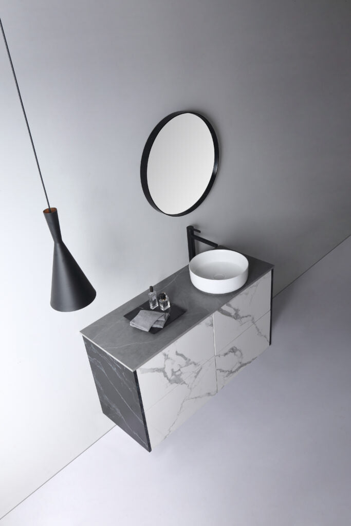 DOVE MATTE BLACK ABOVE COUNTER BASIN 360*360*120MM