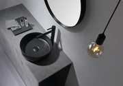 DOVE MATTE BLACK ABOVE COUNTER BASIN 360*360*120MM