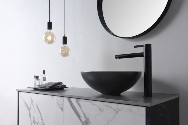 Aulic Argyle Above Counter Basin  matte black