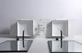 Aulic Macleod Above Counter Basin matte white black edge