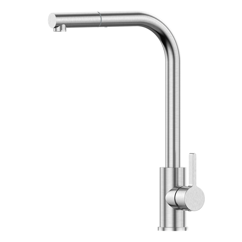 XCLAIMER Stainless Steel Straight Neck XPRESSFIT Retractable Mini Pull Out Mixer