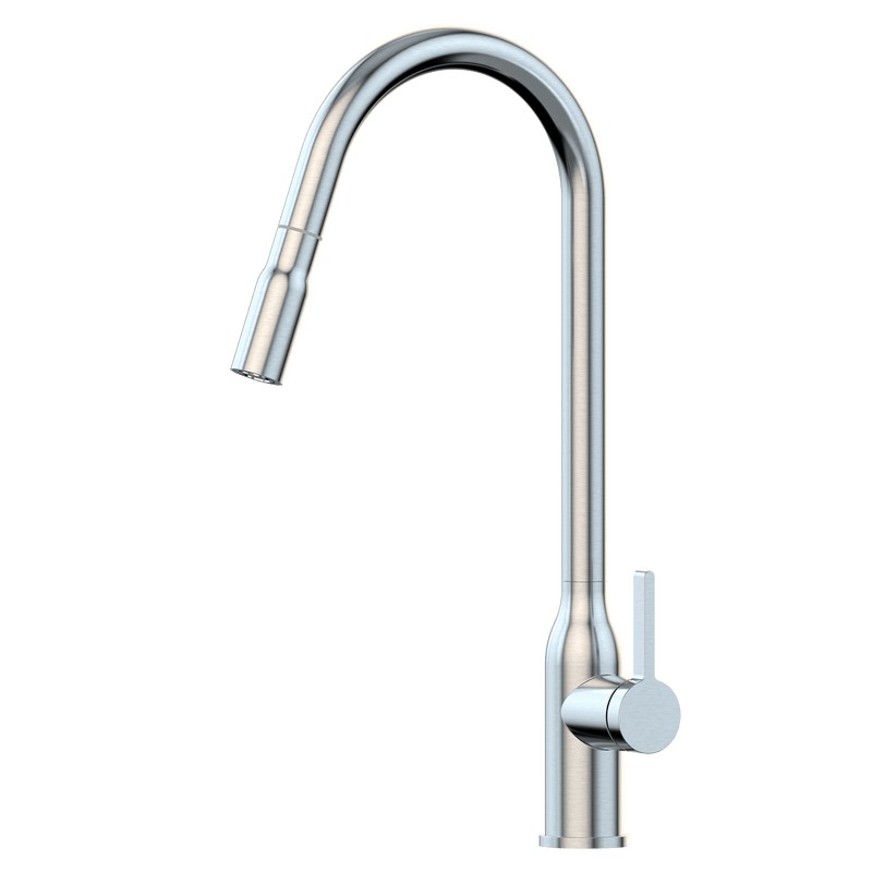 XTRAVERT Stainless Steel Tall Gooseneck XPRESSFIT Mini Pull Out Mixer