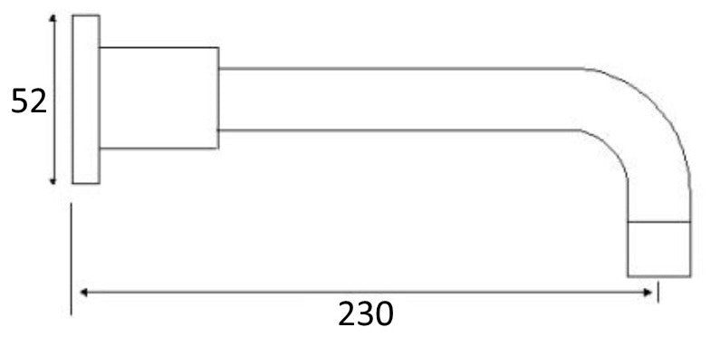 Millennium Waterpoint Bath Spout