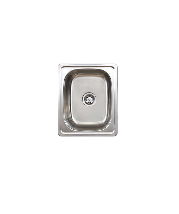 Acero 007 Stainless Steel Laundry Sink, 45 Litre  2T Short Edge