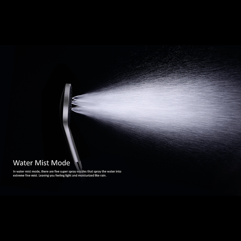 Nero Mecca Shower Rail with Air Shower II- Top Inlet