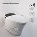Alia Global Smart Toilet with Integrated Bidet