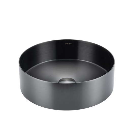 Alia Global Stainless Steel Round Basin – Modern Bathroom Sink