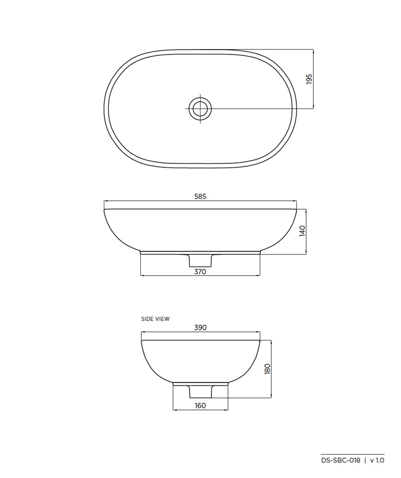 SEIMA Arko 018 Basin Above 585W White