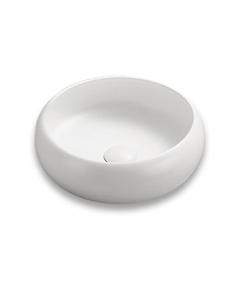 Seima ARKO 361 Ceramic Basin, 0T NOF White Silk Matte