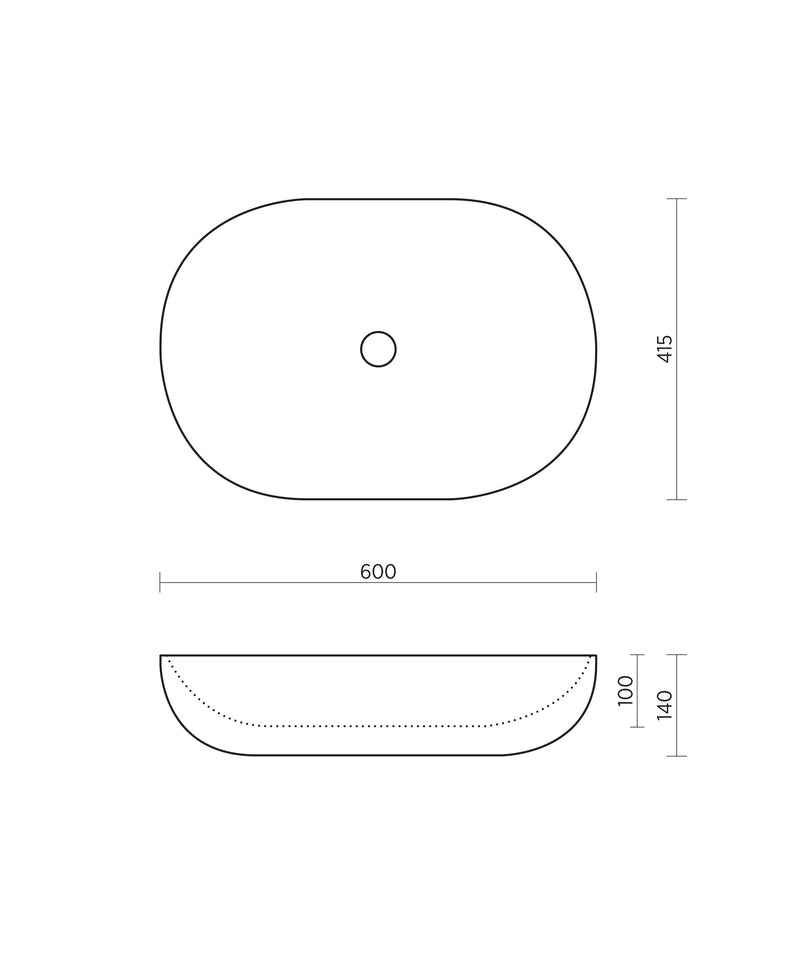 SEIMA Arko 600 Basin White Gloss