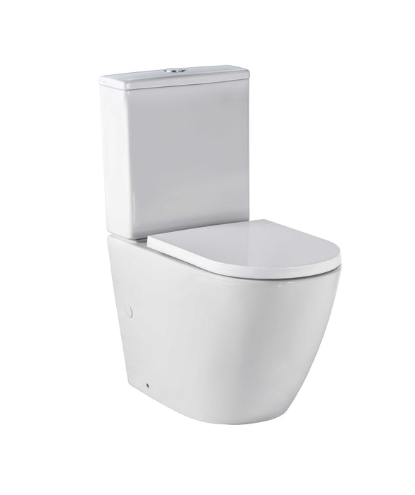 SEIMA Arko Wall Faced - White Gloss - Choice of Seats Clean Flush, Nanoglaze, Easy Care Height