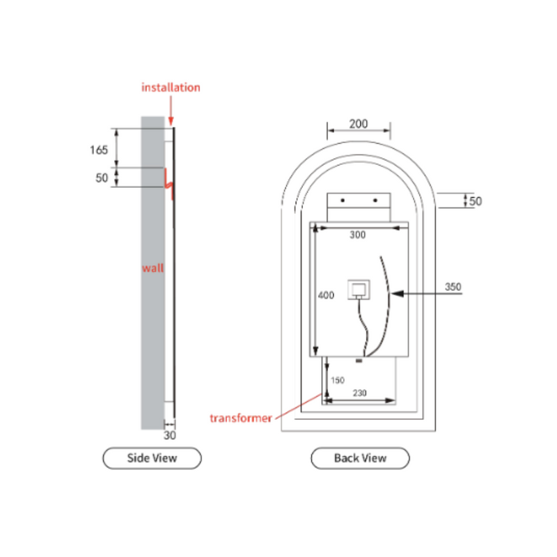 Aulic Canterbury Arch Installation Diagram
