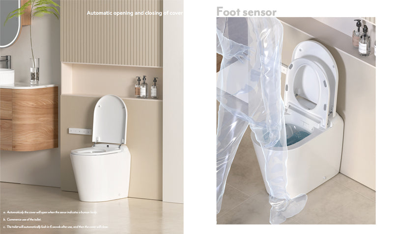 LAFEME Autolux  Inwall Cistern Smart Toilet Floor Pan
