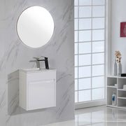 Aulic Brant Wall Hung Finger Pull Cabinet 600mm