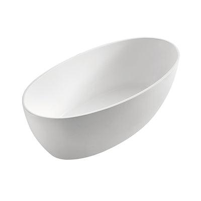 BNK Naga BTT-1700 Oval Freestanding Bath Gloss White