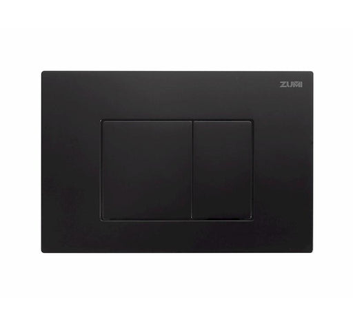 Java Square Abs Flush Plate Matte Black