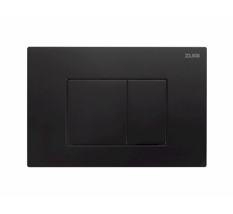 Java Square Abs Flush Plate Matte Black