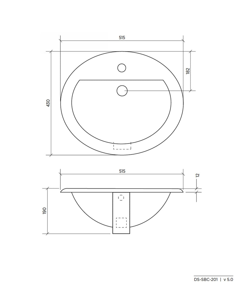 SEIMA CHIOS 201 Basin Inset OF1T