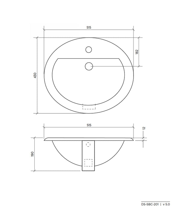 SEIMA CHIOS 201 Basin Inset OF1T