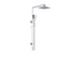 Azzura 50 Series Shower Rail Combo Slider Set Bright Chrome