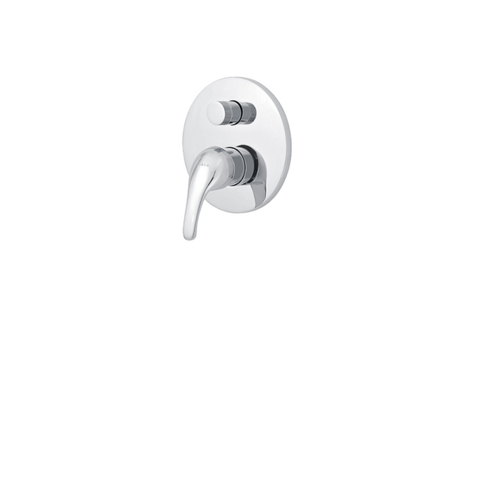 Azzura Prezzo Bath/Shower Diverter Mixer - Bright Chrome