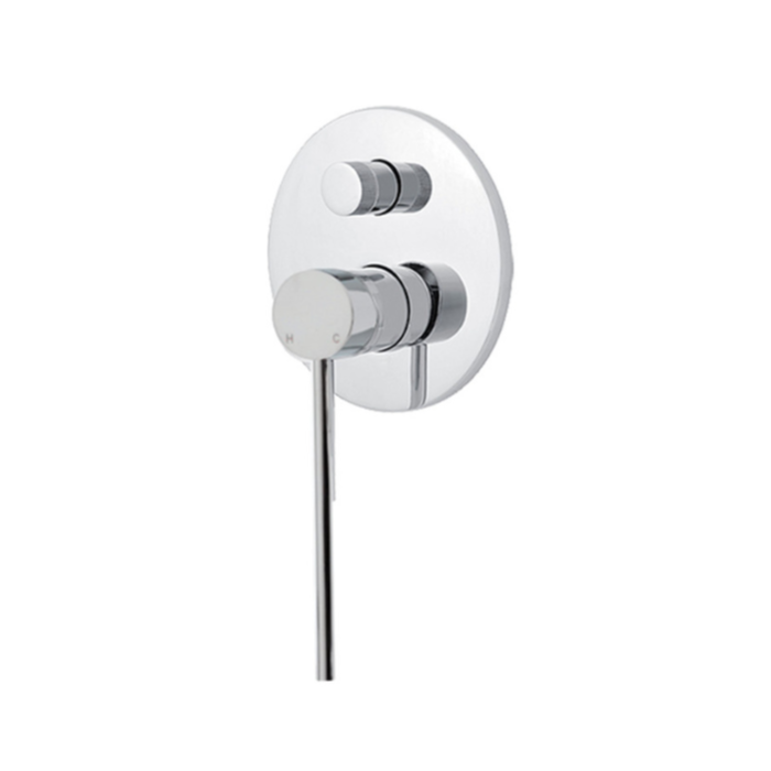 Azzura Perno Bath/Shower Diverter Mixer Bright Chrome