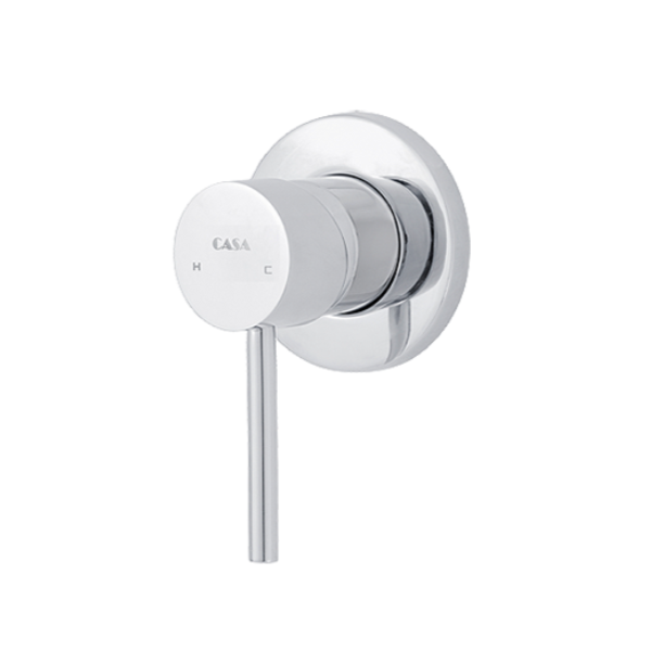 Azzura Perno Bath Or Shower Mixer Bright Chrome