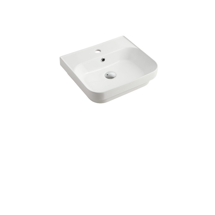 Azzura Vivo Series 400mm Square Slim Count / Wall Basin