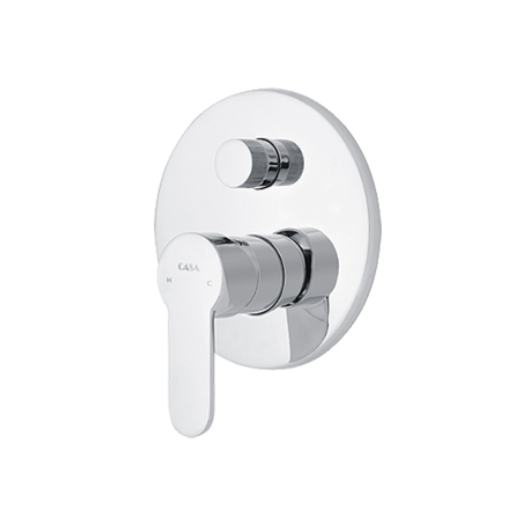 Azzura Isis Bath/Shr Diverter Mixer - Bright Chrome