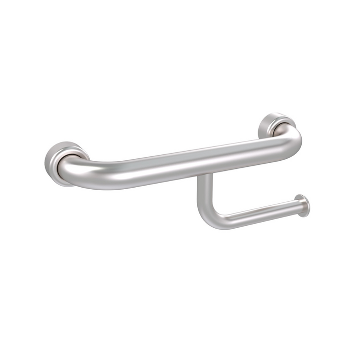 Conserv Hygienic Seal® Straight Grab Rail with Toilet Paper Holder