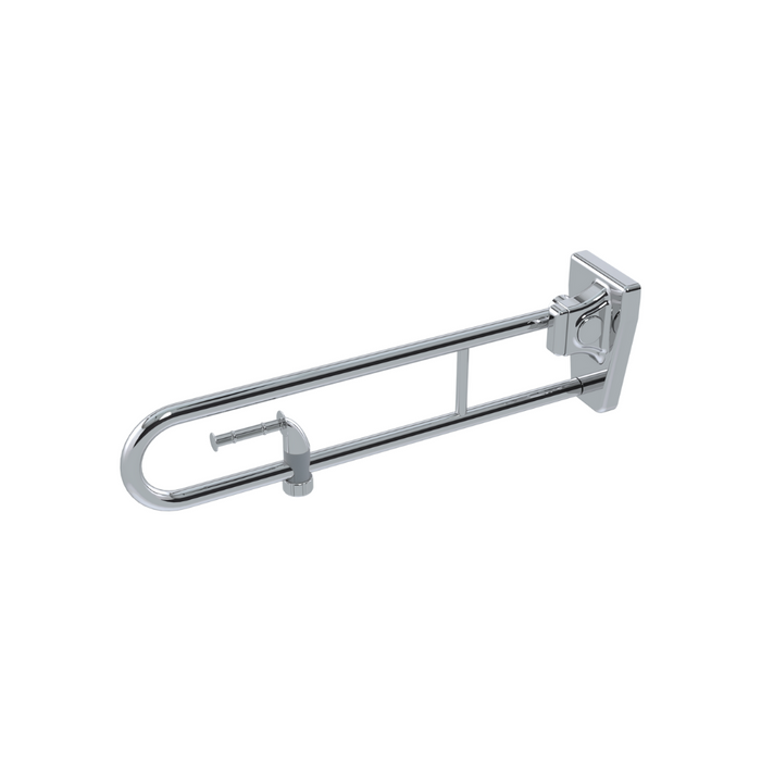 Conserv Tiltlock® 850mm Grab Rail With Flexible Fit Toilet Paper Holder