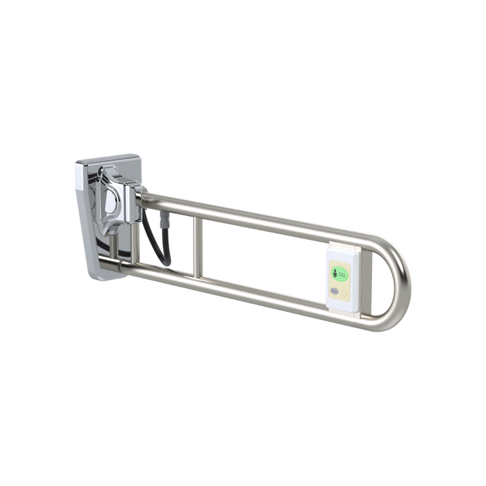 Conserv Tiltlock® 850mm Grab Rail With Nurse Call Mount Box