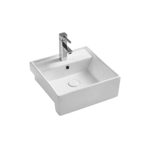 BNK NAGA APB-04400-WH Semi Recessed Basin Gloss White