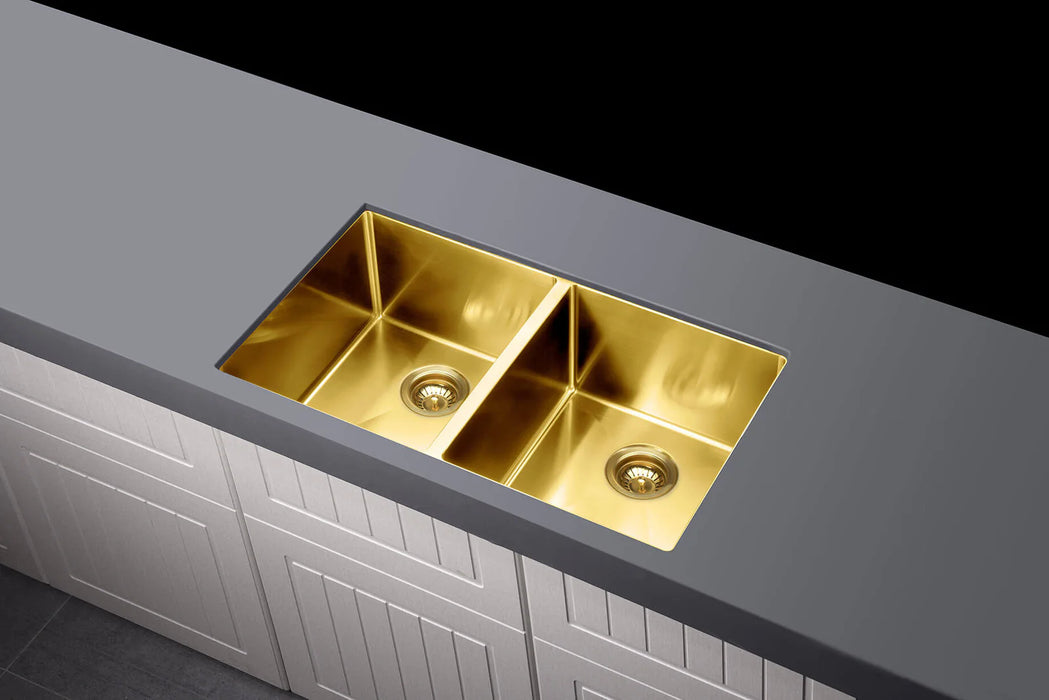 Meir Lavello Kitchen Sink - Double Bowl 760 x 440