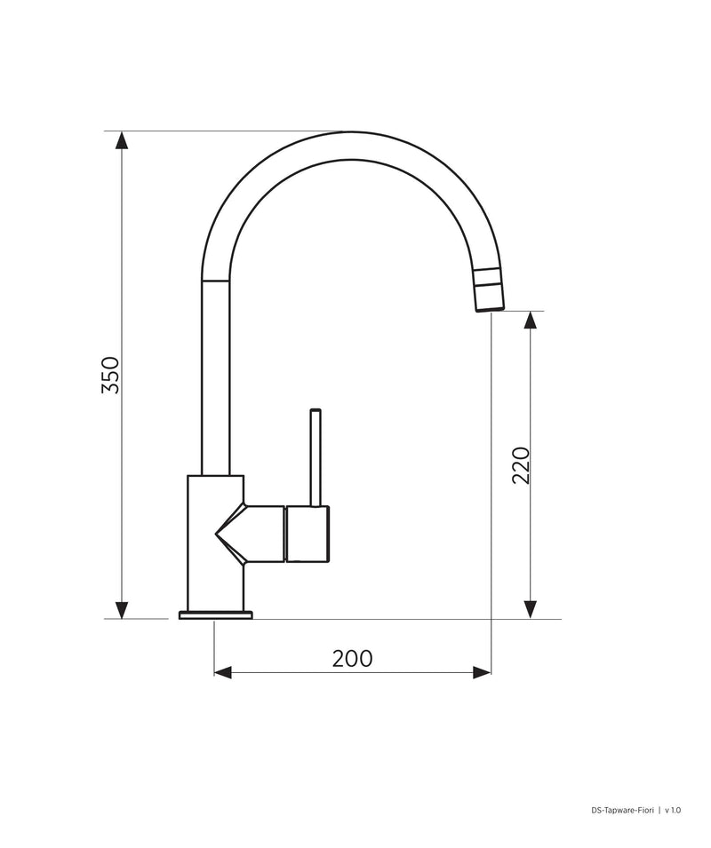 SEIMA Fiori Sink Mixer - Swivel Sink Mixer