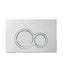 SEIMA Flush Plate - 100 Series - Chrome, Satin Silver Metallic, White Gloss, Black Matte