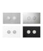 SEIMA Flush Plate - 200 Series Brushed Stainless Steel, Chrome, White Glass, Black Glass