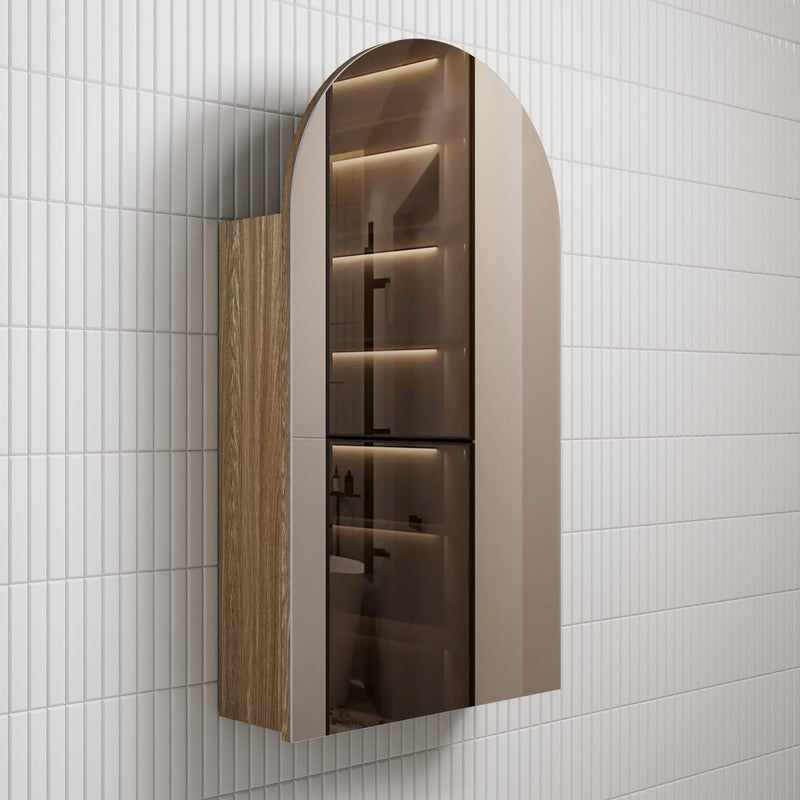 Aulic Canterbury Arch Shaving Cabinet 500mm