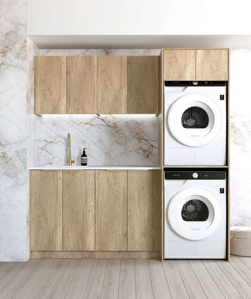 Otti Laundry Kit 1960 Byron/Bondi Oak With Benchtop