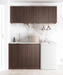 Otti Laundry Kit 1715 Havana Fluted with Stone Top