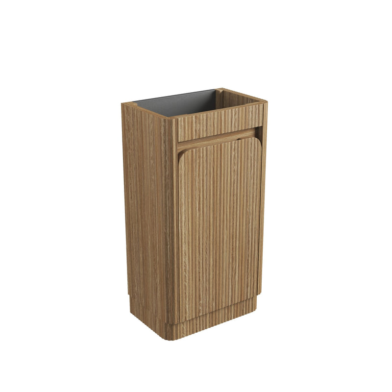 Aulic Mini Hartelle Fluted Floor Standing 470mm Vanity