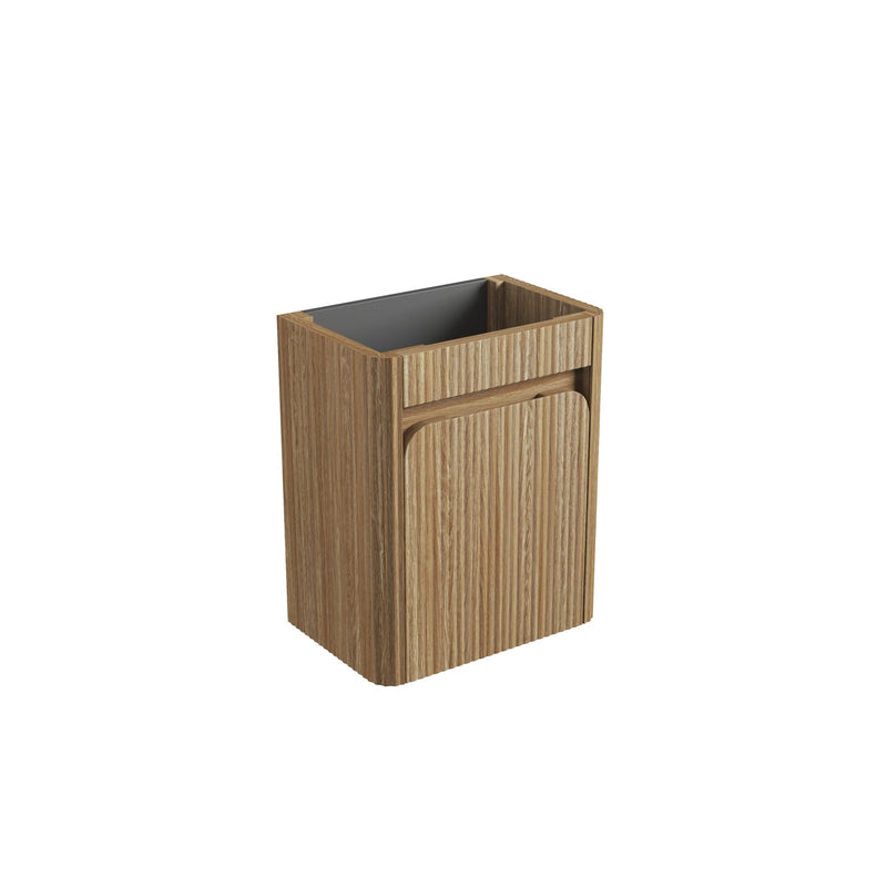 Aulic Mini Hartelle Fluted Wall Hung 470mm Vanity