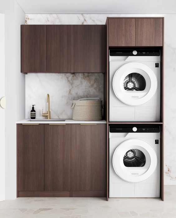 Otti Laundry Kit 1715 Havana Fluted with Stone Top