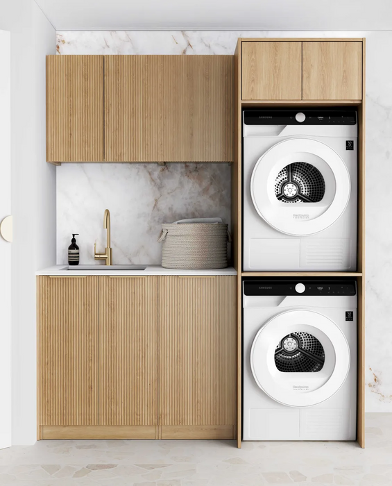 Otti Laundry Kit 1715 Havana Fluted with Stone Top
