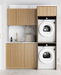 Otti Laundry Kit 1715 Havana Fluted with Stone Top