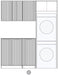 Otti Laundry Kit 1715 Havana Fluted with Stone Top