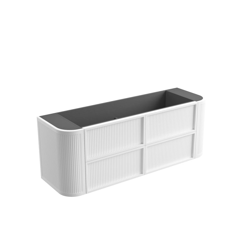 Aulic Ramee Fluted Wall Hung Vanity