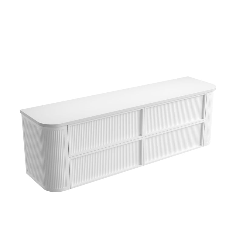 Aulic Ramee Fluted Wall Hung Vanity