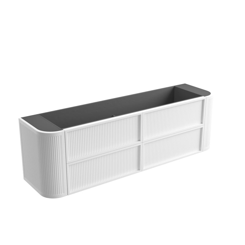 Aulic Ramee Fluted Wall Hung Vanity